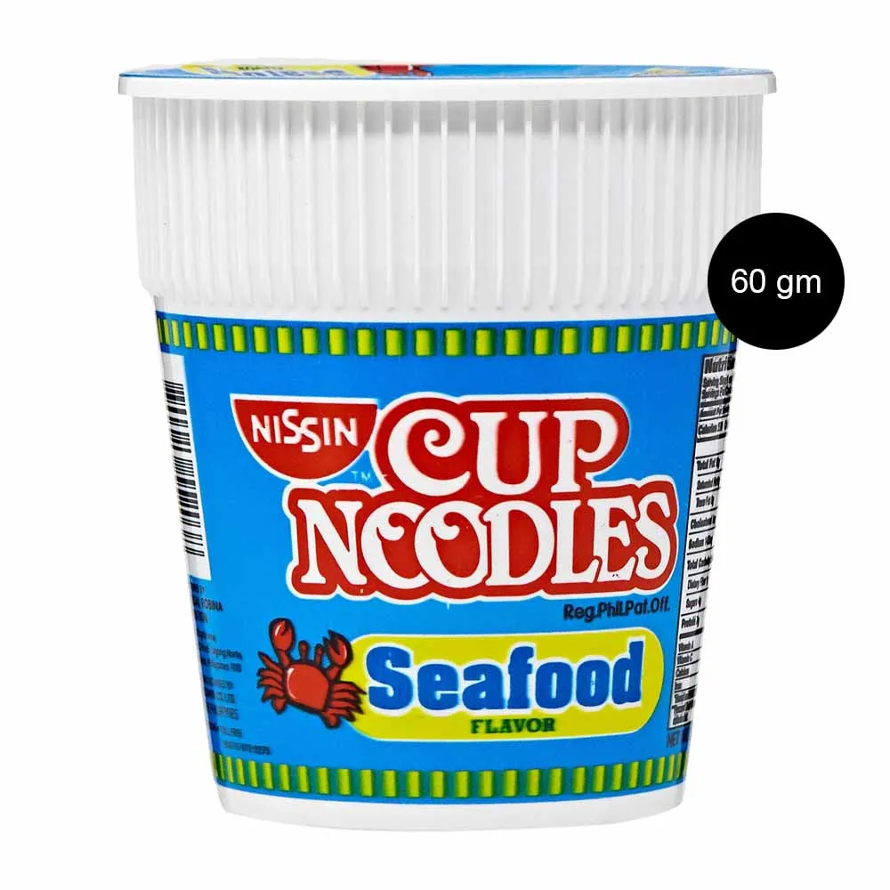 Nissin Cup Noodles Seafood Flavor 60 grams