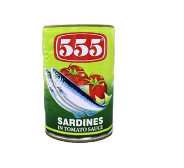 555 SARDINES IN TOMATO SAUCE 425GM