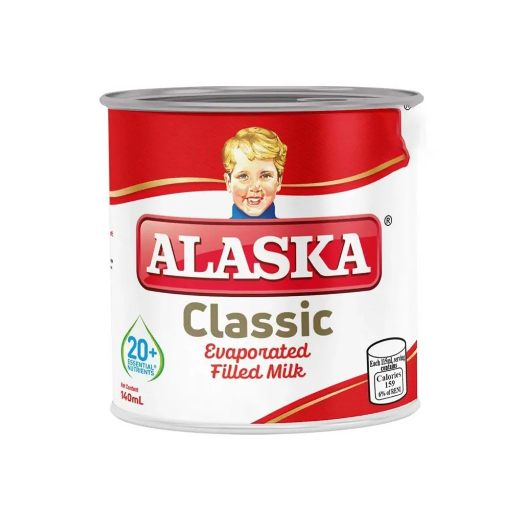 Alaska Evaporated Classic Milk 140 millilitres