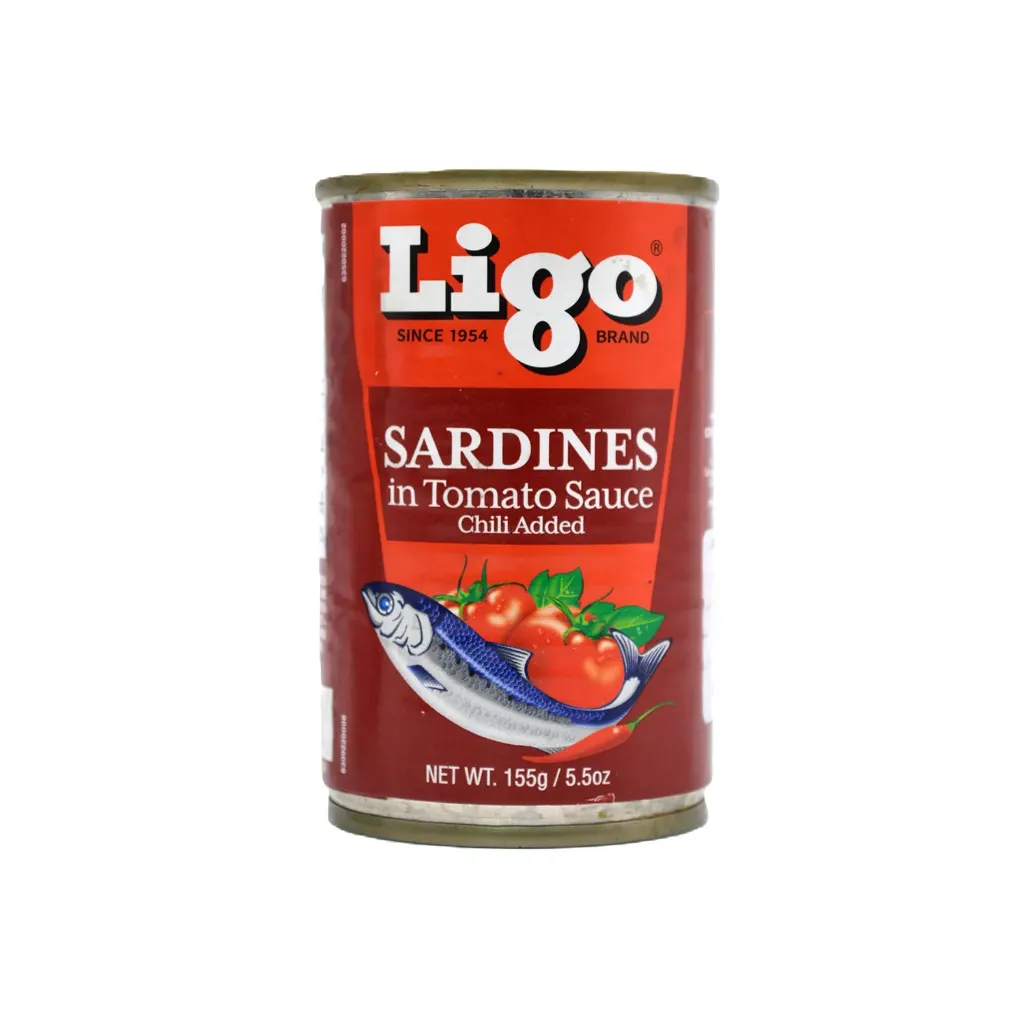 Ligo Sardines In Tomato Sauce Chili Added Easy Open 155 grams
